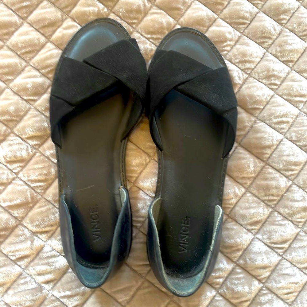 Vince leather shoes size 9 black
